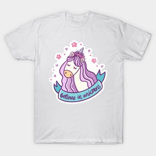 Believe in unicorns T-Shirt